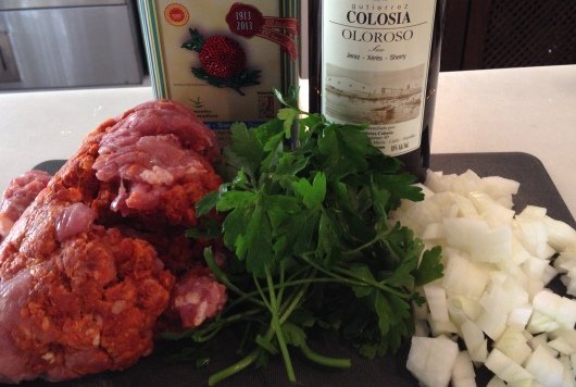 Spanish Cottage Pie Ingredients