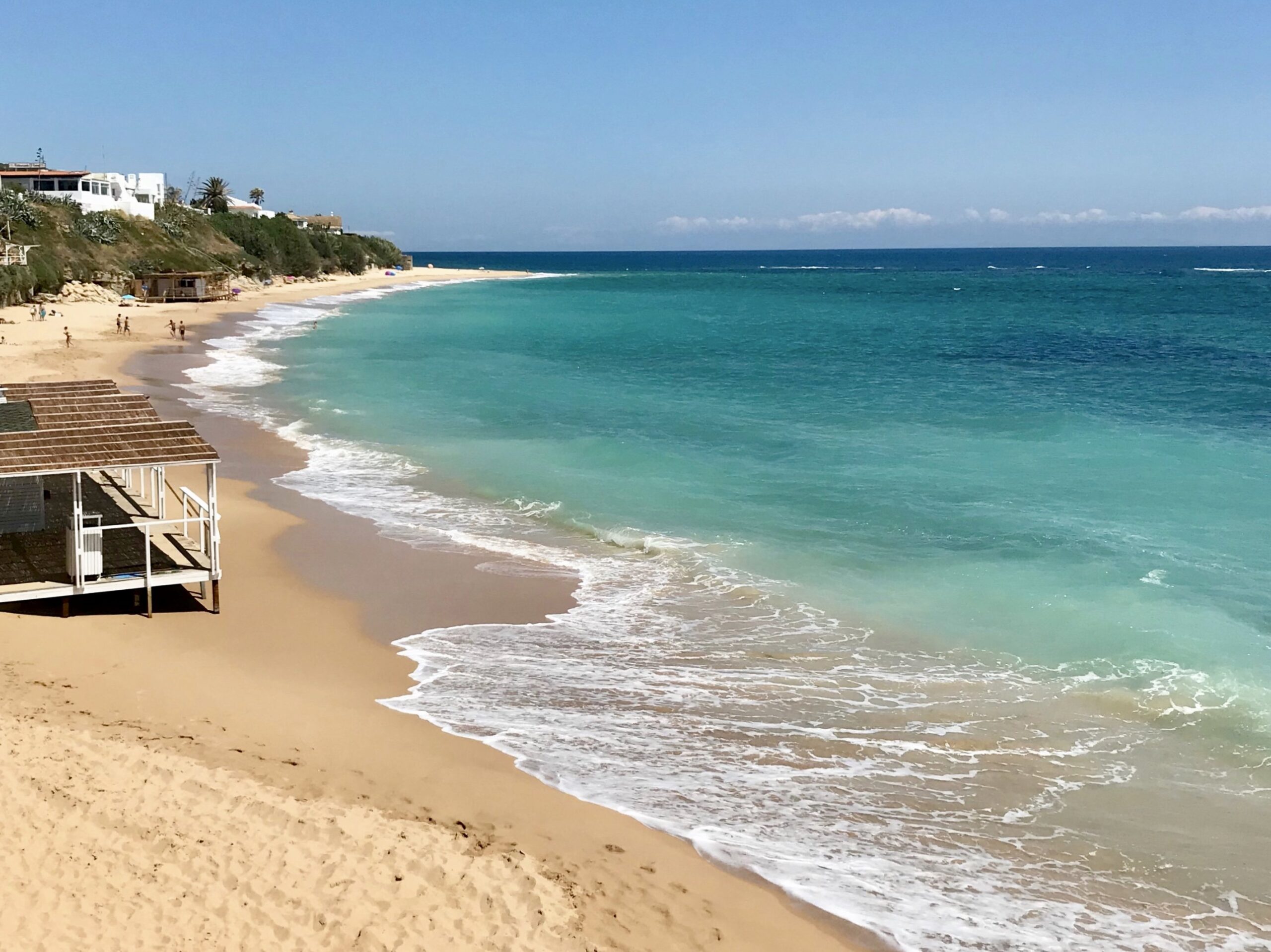 The beach at Los Caños de Meca. Best beaches in Cadiz