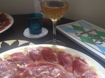 jamon serrano on a plate