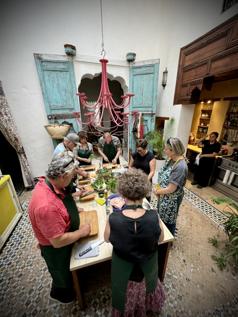cooking class in Fez with Annie B