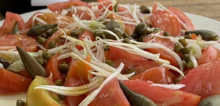 Menorcan tomato salad with Annie B