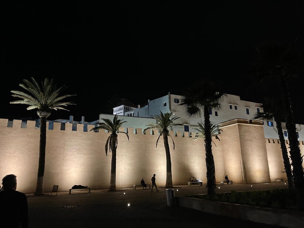 Essaouira at night with Annie B