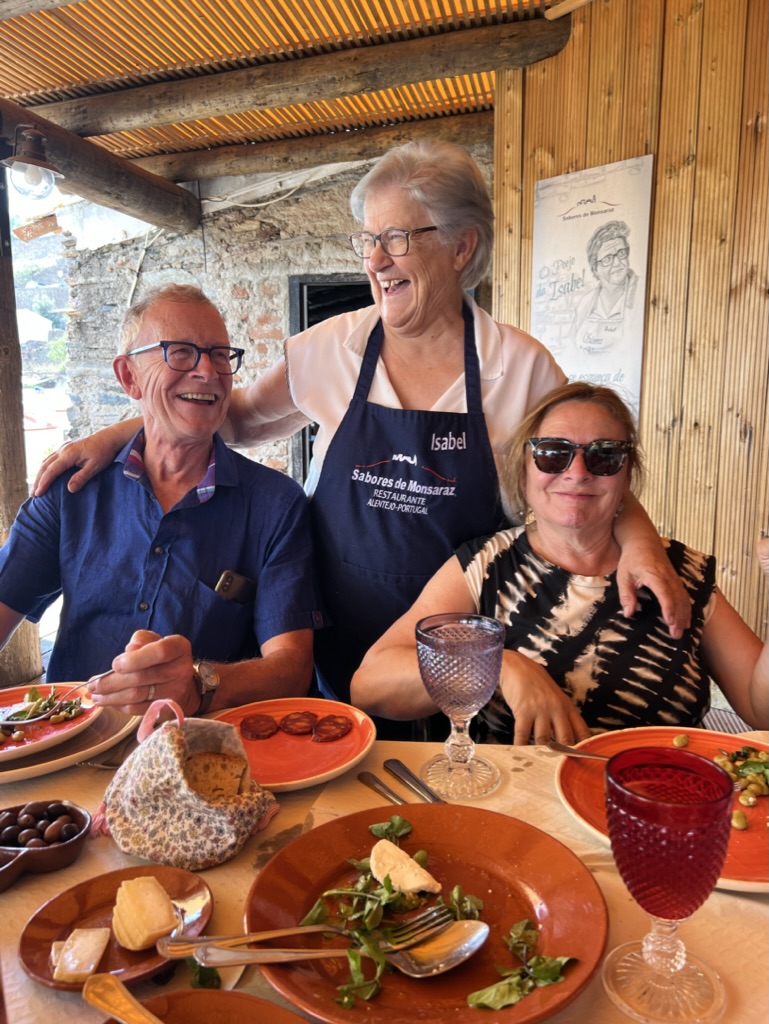 Lunch at Sabores de Monseraz ib the Alentejo with Annie B