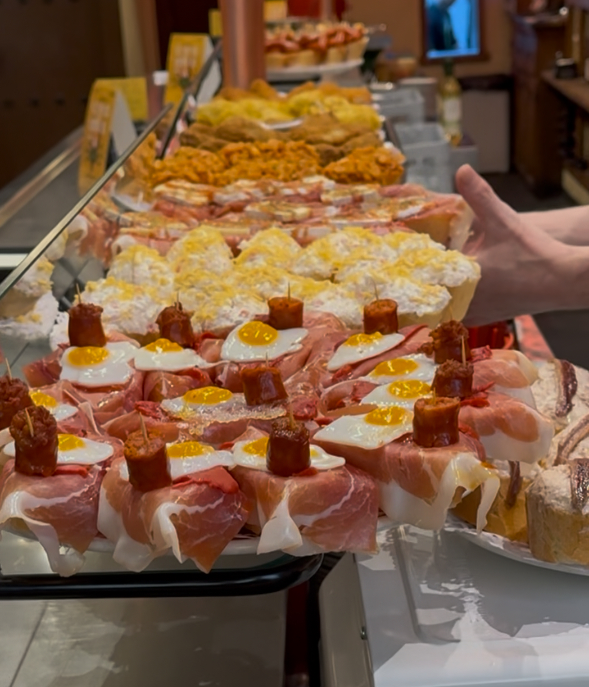 Pintxo's in Pamplona with Annie B