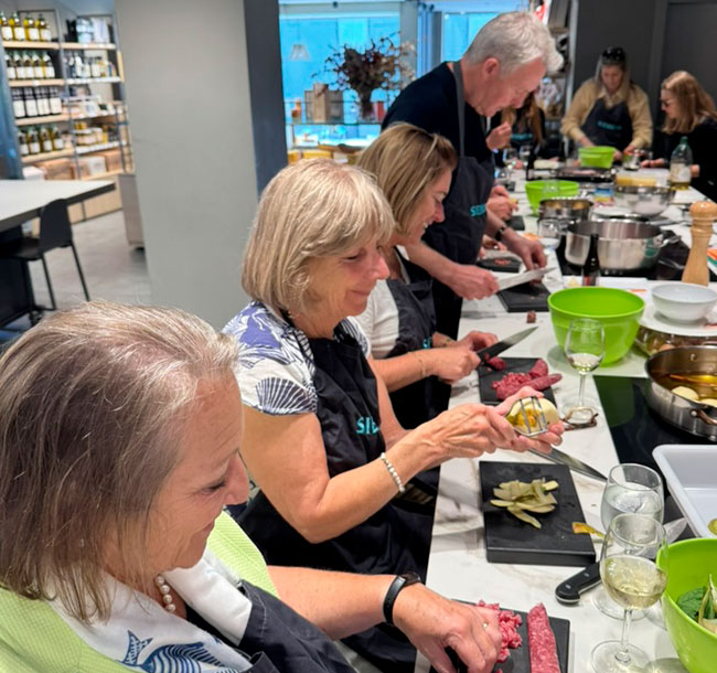 Cooking class on North East Spain Culinary Tour by Annie B Spain 