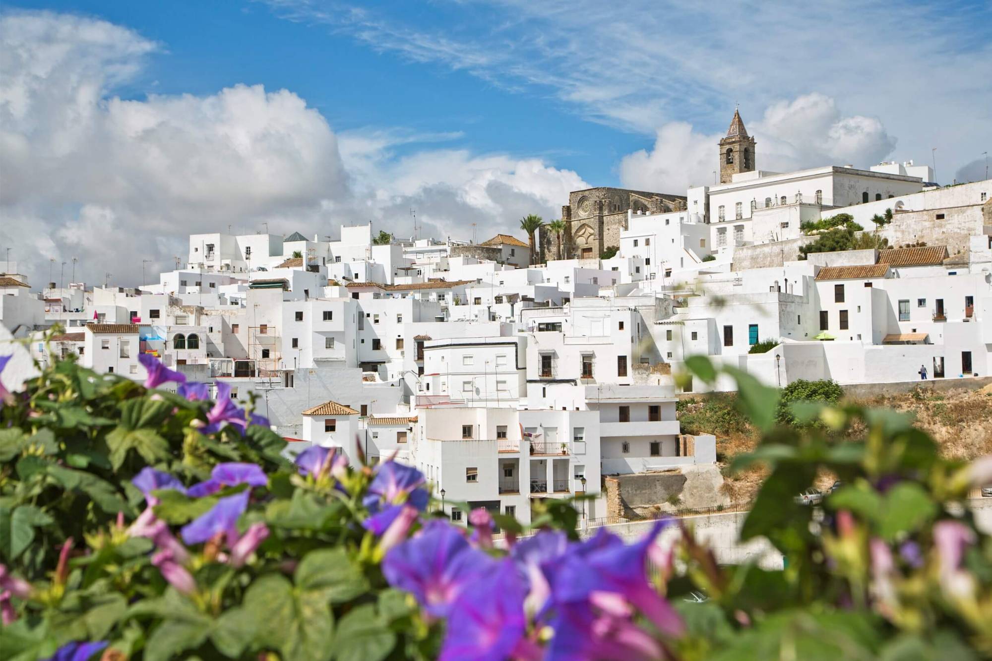 A view of Vejer with Annie B Spain